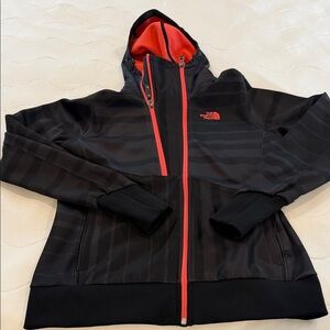 The North Face Women's Black and Red Ski Jacket